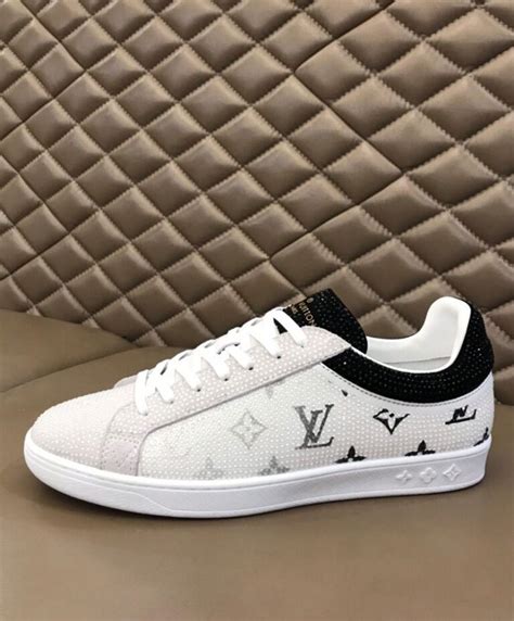 lv white sneakers|Lv white sneakers price.